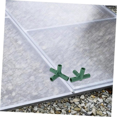 Greenhouse Accessory Kit With Adapters And Connectors For Easy Plug And Play Garden Builds Durable Plastic Tube Clips And Parts Supplies Ready To Secure Your Frames And Rails