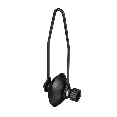 Universal Round Motor Flusher For Outboards And IO Engines, hose connection, flexible rubber cups, front view