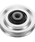 Durable Aluminum Pulley Wheel For Home Gym And Cable Machines, Smooth Bearing Wheel For Upper Body Workouts, High Pulley System Replacement Part, 70mm Outer Diameter, front view