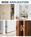 Wide application of 4 Pack Hidden Cabinet Door Hinges 1.65 Inch By 0.45 Inch 180 Degree Concealed Cross Hinge in home settings.