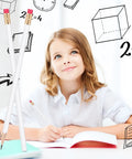 Round Pencils With Erasers 24 Pack Unsharpened 2 HB Graphite Wood Pencils For School Drawing Sketching And Classroom Use White Bodies With Red Erasers Bulk Student Reward Supplies with child drawing
