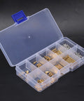 Brass Standoff Spacer Kit For PC Build Rig 260 Pcs M2 Threaded Spacers With Nut Assortment And Stainless Hardware Male And Female Column Screws in organizer case