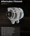 130 Amp 12V Alternator Replacement For Hyundai Azera Entourage Santa Fe Sonata Veracruz Kia Sedona Sorento Beefy Drop In