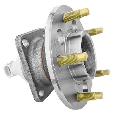 Front view of Rear Wheel Hub Bearing Assembly Pair Drop In Ready For Chevy Impala Monte Carlo Uplander Venture Buick Lacrosse