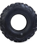 Go Kart Street Mini Bike Tires 145/70-6 4PR Tubeless Off Road ATV All Terrain Set Of 2, front view showing tread pattern