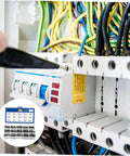 Electrical panel installation using 450 Piece Black PA Cross Head Round Self Tapping Screws Kit For Electronics And Furniture Repairs