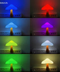 Mushroom Sensor Night Light With Auto Dusk To Dawn Glow Plug In 7 Color Changing LED Lamp For Bedroom Bathroom Stairs And Hallway