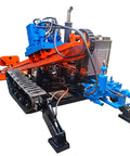 Heavy Duty HdD Horizontal Directional Drilling Machine Boss Level Walk Over Tracker with hydraulic components and tracks.