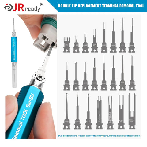 ST5349 Pin Removal Tool Kit with 24 pieces shown with ergonomic handle and various extractor tool tips.