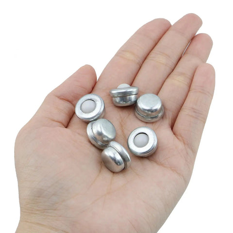 Small Ball Transfer Bearings for Table Conveyors 5/16 Inch Carbon Steel Ball Roller Wheels 20 Pack White Ideal for Furniture