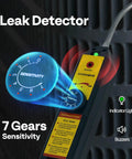 Leak Detector with sensitivity dial, indicator light, buzzer; model WJL-6000; for detecting gas leaks.
