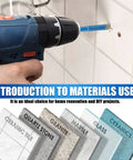 10 Pcs Diamond Hole Saw Kit With Vacuum Brazed Tile Drill Bits For Porcelain And Granite Cutting Dry Or Wet Sizes 1/4 To 2 Inch For Hand Drills And Bench Drills Super Durable Set drilling ceramic tile, marble, granite, glass