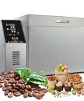 Electric Drum Coffee Roaster For Home And Small Business With Large Capacity Roasts Beans And Nuts Like Peanuts Cashews Chestnuts Even Roast Simple Temperature Control Durable Industrial Style Coffee Roaster Machine