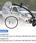 Fuel Tank Sending Unit For F250 F350 Super Duty 1999 Through 2003 7.3L V8 Diesel Direct Fit Replacement With Wheelbase Options 137