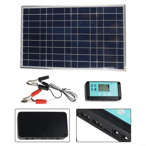 High Efficiency 100W Solar Panel Kit With Anti Corrosive Aluminum Frame And IP67 Weatherproof Junction Box Built For RVs Off Grid Systems