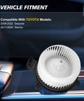 Front Hvac Heater Blower Motor Fan Assembly For Toyota Sienna Lexus Es350 Sequoia 2011 To 2017 on a black surface.
