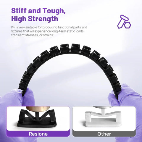 Next Level ABS Like 3D Printer Resin In Jet Black For High Precision Engineering Prints Built Different With Rock Solid Impact Resistance Ready To Drill And Tap Heavy Duty One Kilogram Vat