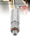 Get Your Car Road Ready With This Badass Oil Drain Plug Kit. Stainless Steel Self Tapping Thread Repair Tool Fixes Pan Threads Like A Pro. CNC Cut Precision For A Flawless Fit Every Single Time. Don't Get Stuck With A Drippy Engine! M12x1.75 plug with drill