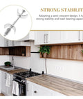 Durable Galvanized Steel Countertop Connectors Set Of 10 Pro Grade for Easy No Fuss Worktop Joining in modern kitchen