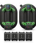 Hella Heavy Duty Electric Suction Lifter For Glass, Granite & Tile with digital display and battery packs.