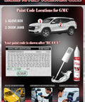 GMC White Frost Tricoat Touch Up Paint Pen Two In One Scratch Repair For Vehicles Color Accurate Chip Nicks Scuffs No Fuss Quick Fix With Easy Application And Precise Match On Bumpers Doors And Fenders product guide