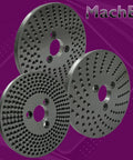 Heavy Duty Steel Dividing Plates Set For HV4 And HV6 Rotary Tables With Milling Indexing Kit on purple background