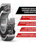 Mercedes CLK GTR TL 01 Ceramic Rubber Sealed Bearing Kit Upgrade For RC Cars cross-section view showing components