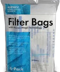 Six Pack Filter Bags For Kirby Vacuum With HEPA Filtration, OEM Replacement 204811, F-Style Compatible packaging