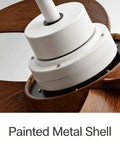 YPDJVLTI Ceiling Fans Lights 42-52Inch Ceiling Lamp with a painted metal shell and innovative ABS blades.