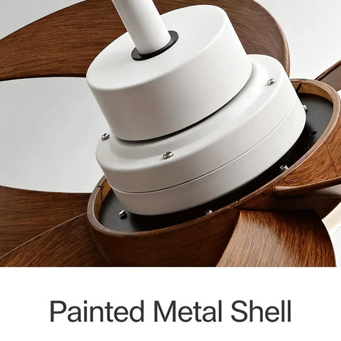 YPDJVLTI Ceiling Fans Lights 42-52Inch Ceiling Lamp with a painted metal shell and innovative ABS blades.