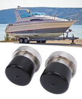 2 Pack Trailer Bearing Protectors 2.441 Inch Diameter Stainless Steel Aluminum Alloy Wheel Bearing Guards for boat trailers