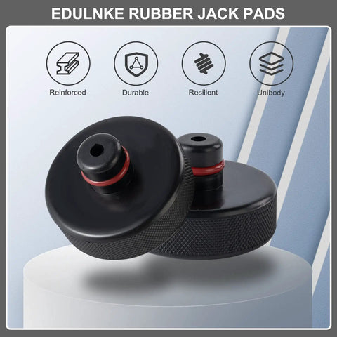 Tesla Lifting Jack Pads For Model 3 Model Y Model S And Model X Heavy Duty Rubber Lift Pucks with No Slip Protective Ring