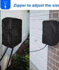 Hella Tough Weatherproof Electric Vehicle Charger Cover For Tesla Wall Connector Level 2 Charging Station with adjustable zipper.