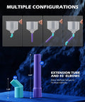 Slick No Mess Coolant Funnel Kit 17 Piece Leakproof Radiator Bleeder Tool Universal Fit showing multiple funnel configurations.