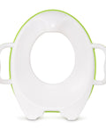 No Fuss Toddler Potty Training Seat With Rock Solid Non Slip Base Secure Handgrips And Quick Wipe Plastic Body For Smooth Potty Learning Journey In Bright Green