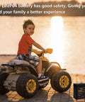 Child riding toy car using 6V 4.5Ah LiFePO4 Battery Two Pack With Built In BMS For Emergency Light Backup Power Game Feeder Kids Ride On Car