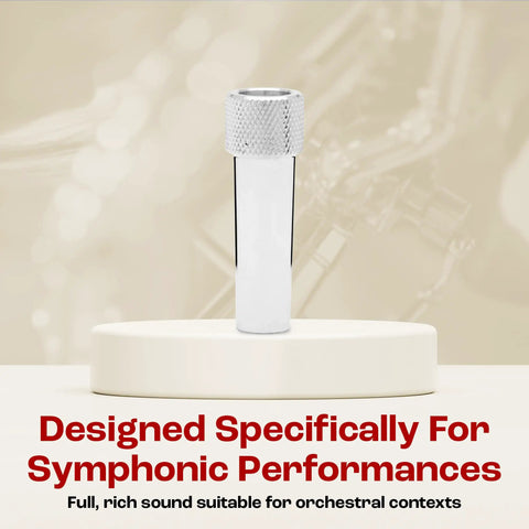 Mouthpiece Adapter For Trumpet And Cornet Silver Plated Quick Connector For Easy Mouthpiece Swaps Durable Fit For Students And Pros Smooth Transitions Without Tone Drop Reliable Brass Instrument Accessory, silver-plated adapter on display