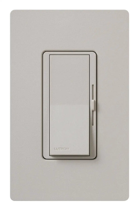 Magnetic Low Voltage Dimmer for Single Pole Lighting with Easy Paddle On Off and Smooth Dimming Soft Glow Night Light Taupe