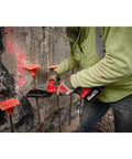 Milwaukee M18 FUEL 3675-20 Brushless Cordless Rebar Cutter For #10 1-1/4 Inch Steel Rod used on construction site.