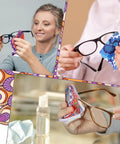Copkim 24-pack mandala microfiber eyeglasses cleaning cloths, 6 x 6 inches, reusable