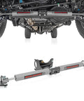N3 Dual Steering Stabilizer For Ford Super Duty 2005 To 2024 Off Road Truck mounted under front axle