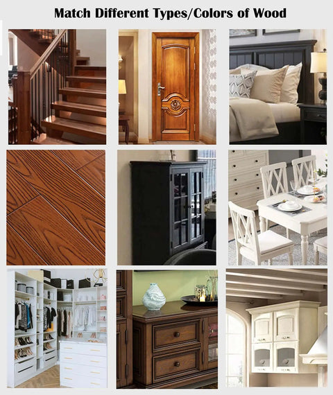 Complete 21 Piece Wood Scratch Repair Kit With Ten Color Touch Up Markers And Wax Filler Sticks For A No Sweat Quick Fix On Hardwood Floors Cabinets Desks Or Bedposts Today. Various wood surfaces.