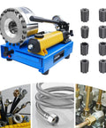 Beast Of A Handheld Hydraulic Hose Crimper With 8 Interchangeable Dies, 0.01mm Rotary Micrometer Precision, tool and dies showcased