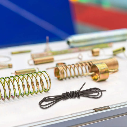 Heavy Duty Vintorky Heater Wire Extension Spring Made From Tough Manganese Steel With Epic Elasticity For Rock Solid Mechanical Builds Coil Creation And Heating Element Projects, dark coiled wire spring