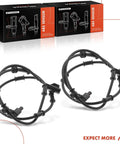 Boss Level Pair Of Front Driver And Passenger Abs Wheel Speed Sensors Designed For Dodge Ram 2500 And 3500 Trucks 2003 Through 2005 Four Wheel Drive.