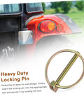 Secure Locking Pin Kit For Trucks Farm Tractors And Trailers 10 Pcs Lynch Pin Assortment With Easy Install Clips Durable Fasteners For Safe Tight Hitch Latches And Equipment Now. Heavy duty locking pin on tractor hitch