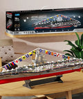 RC Aircraft Carrier Warship Toy With 2.4GHz Dual Motor Power And High Speed Remote Control LED Lights Waterproof Hull LHD 883