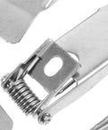 Close-up of 40 Pcs Downlight Spring Clips for LED Recessed Lighting Retention Clamps with heavy-duty galvanized metal construction.