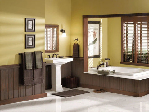 Brantford Style Two Handle Deck Mount Roman Tub Faucet Trim Kit Chrome Finish Valve Required for Easy Install and Classic Dope Look Compatible With Moen 4792 4793 4794 4796 4797 4798 Valves