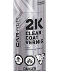 Front view of CAR-REP 2K Clear Coat Vernis aerosol can, 11.6 oz, high-gloss polyurethane for automotive use